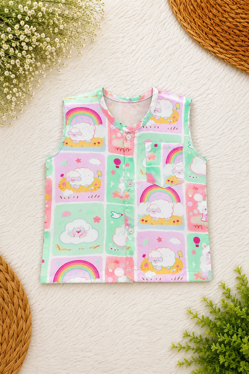 Newborn Boy Kids Dress 5 Pcs Combo MKNBDC-952 view 2