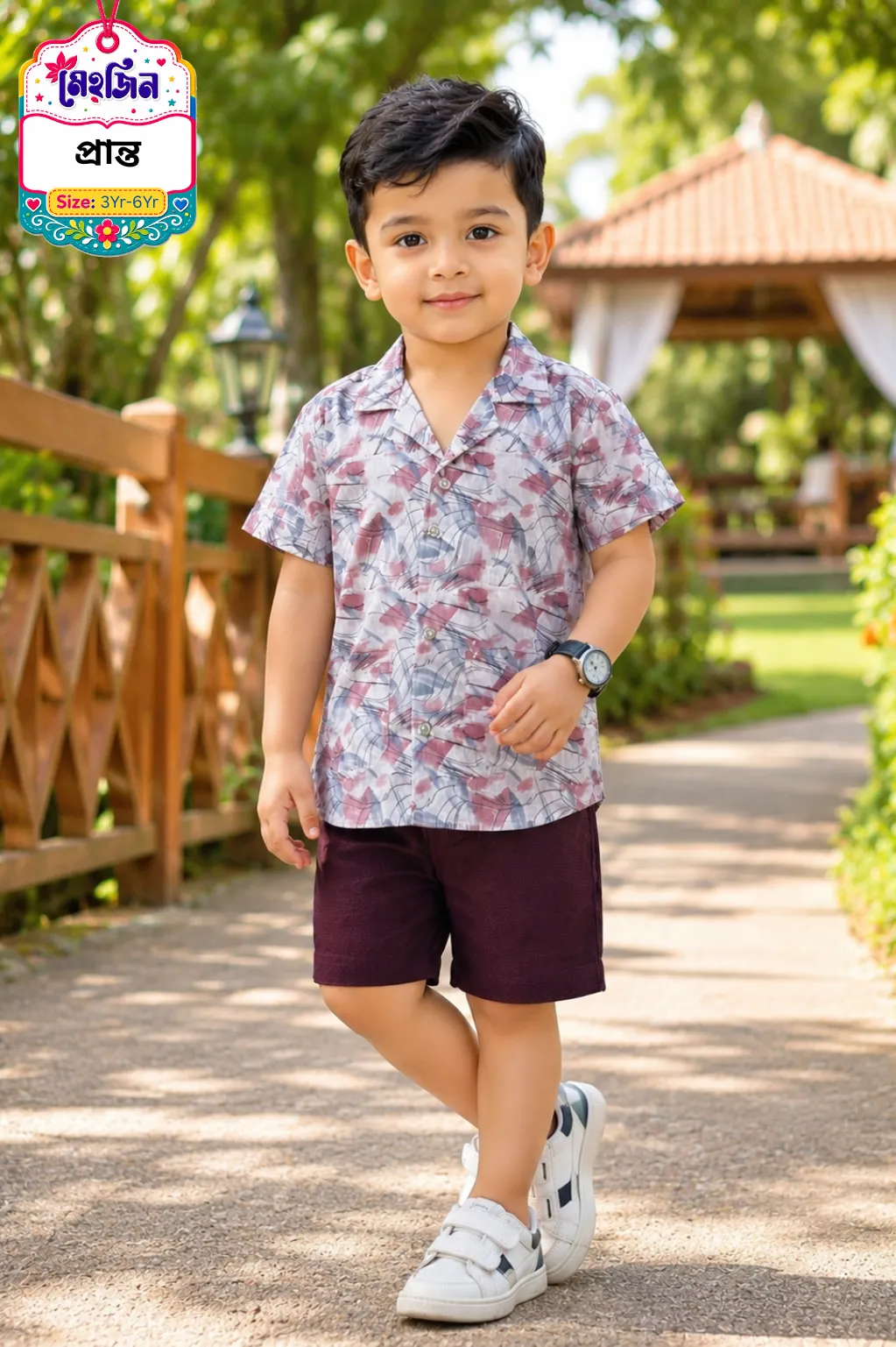 Boys Shirt & Pant 3Ps Combo - MBSPC-901 view 4